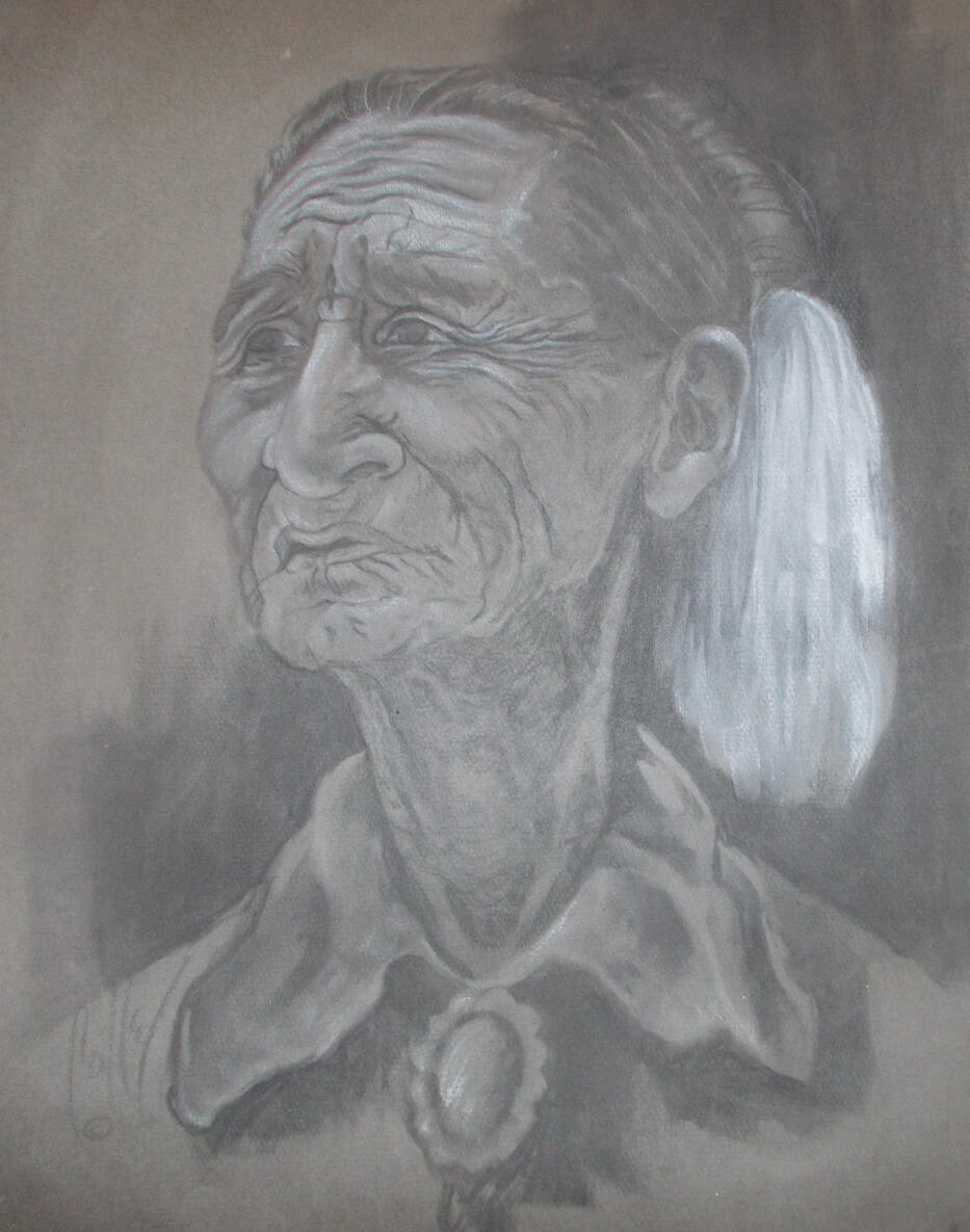 Great Great Grandmother 1986 - 14x18"