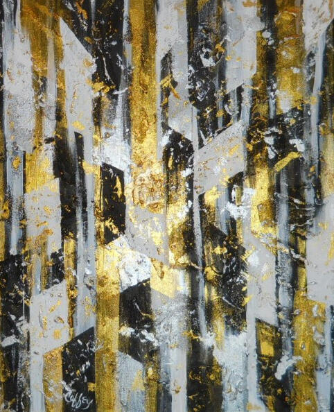 Gleaming Abstracts - Acrylic 16x20"