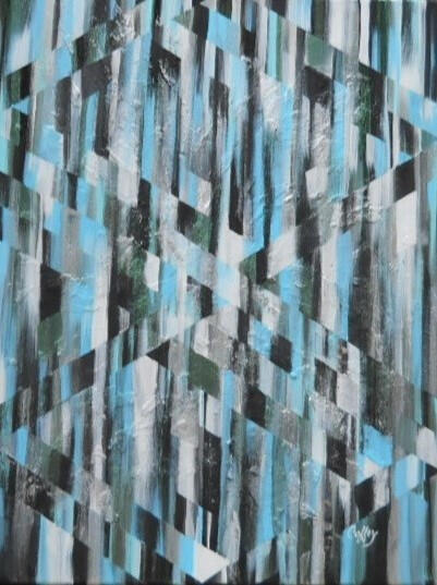 Interwoven Dimensions Acrylic - 22x28"