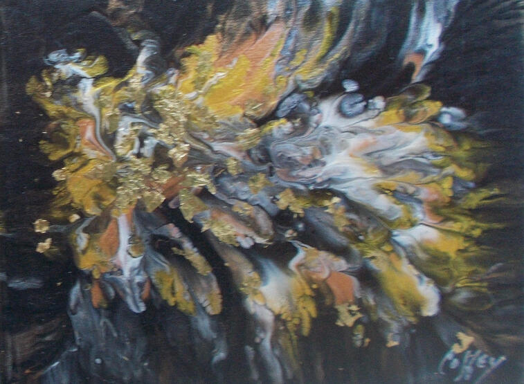 Golden Fusion Acrylic - 8x10" (2)