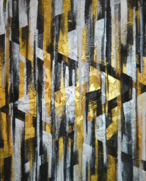 Metallic Urban Glitz - Acrylic 24x30"