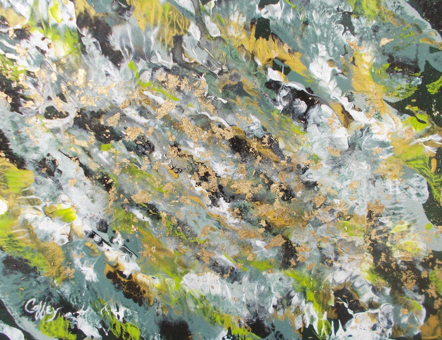 Emerald Euphoria Acrylic - 11x14"