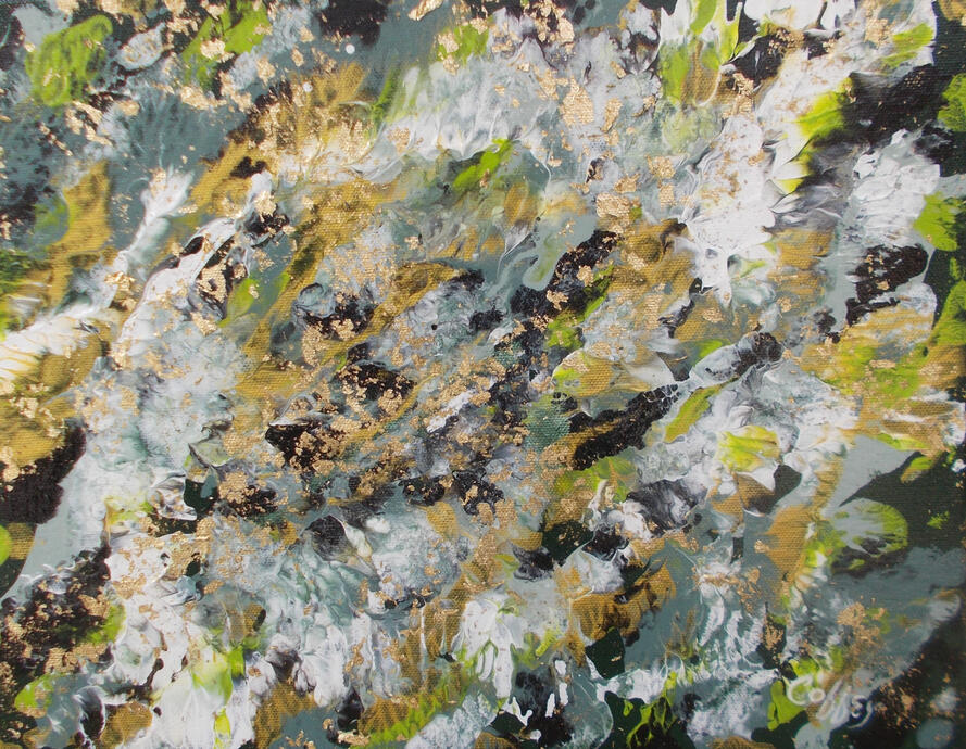 Emerald Opulence Acrylic - 11x14"