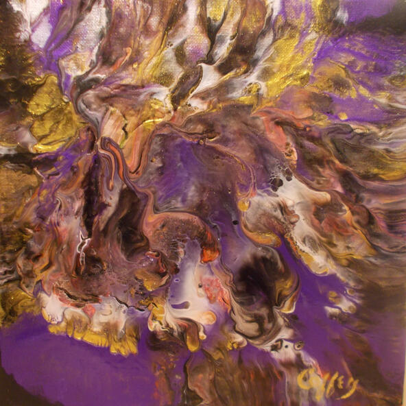 Amethyst Dreamscape Acrylic 8x8" (2)